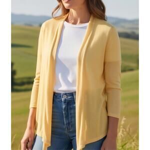 Chico's Women's XL Open Front Waterfall Cardigan